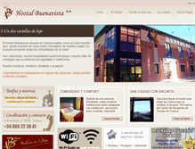 Tablet Screenshot of hostalbuenavista.es